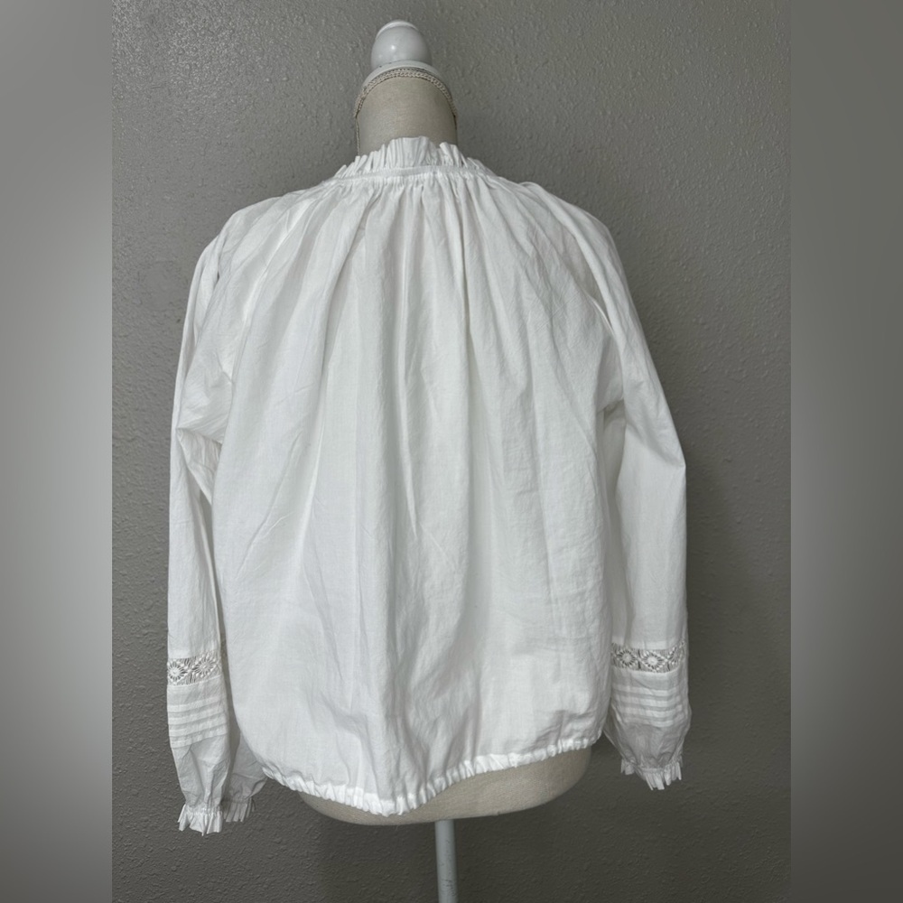 PINCH Women's Misty Lace Top Size M in White - Picture 7 of 12